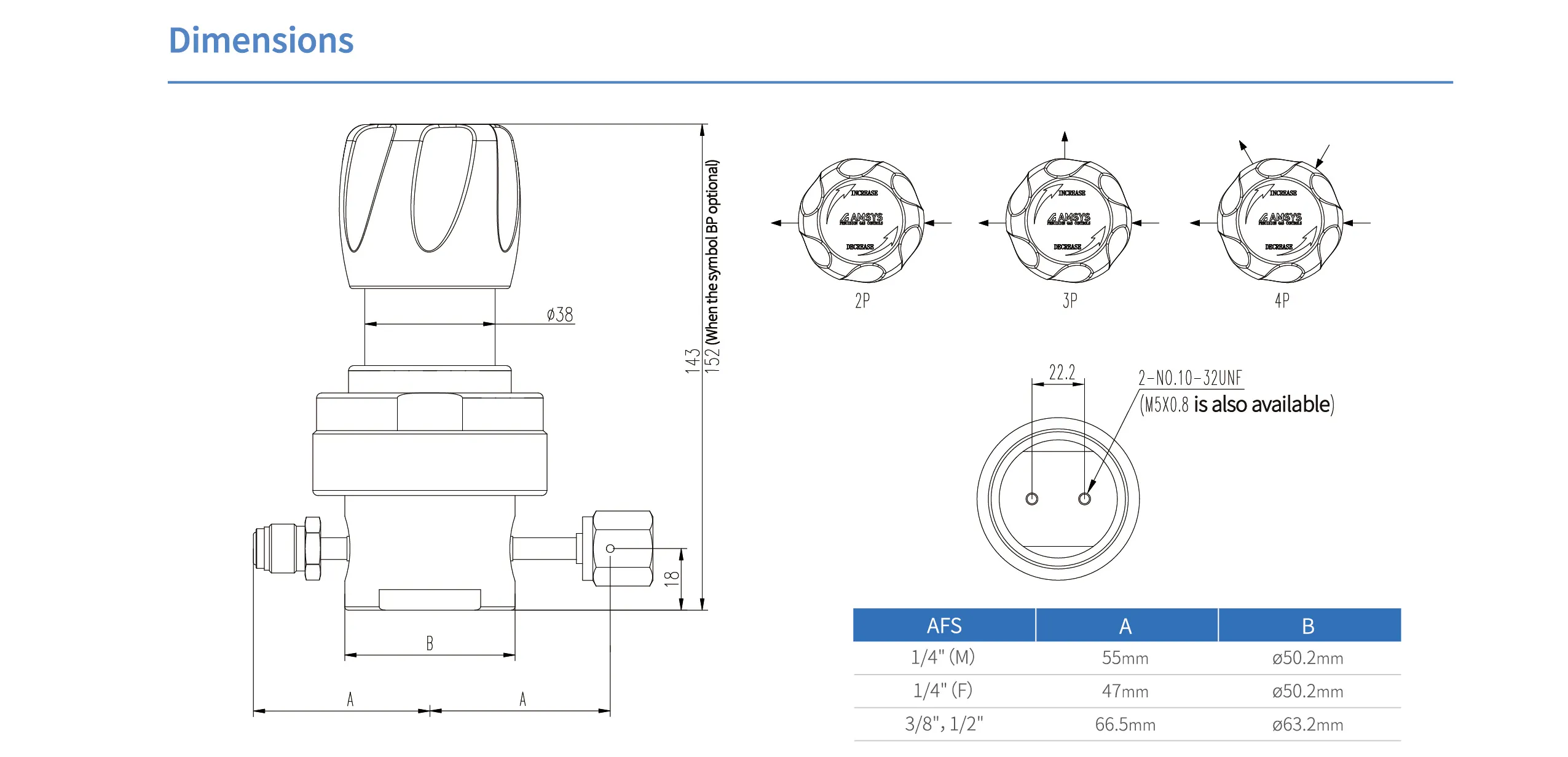 Регулятор AMFLO UHP AU24 Материал: Код Z (Body,Poppet, Nozzle,Diaphragm,Gland-SUS316L,Seat: PCTFE) ; Поверхность 0.25 um; 3х портовый, вх. давл. 159 бар, CV-0.45