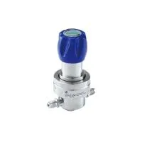 Регулятор AMFLO UHP AU24 Материал: Код SH (Body-SUS316L VAR; Poppet, Nozzle,Diaphragm,Gland -Hastelloy®C-22; Seat: PCTFE) ; Поверхность 0.25 um; 2х портовый, вх. давл. 159 бар, CV-0.45
